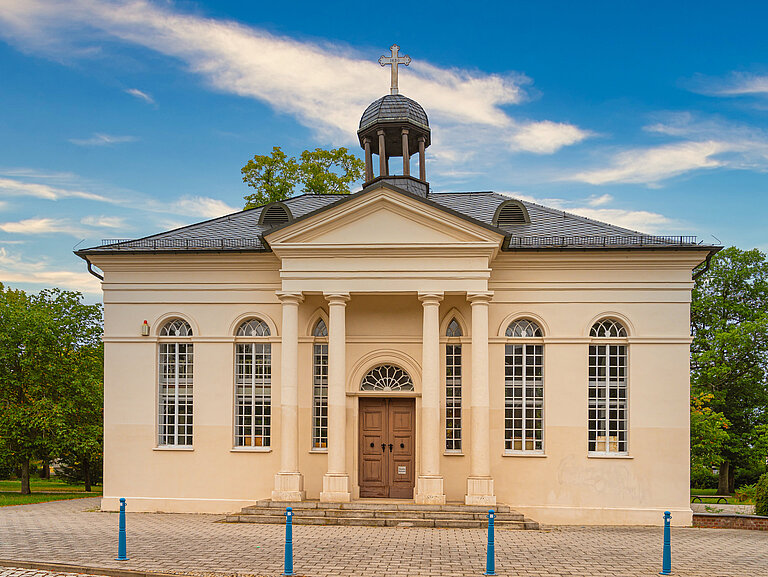 Straßenansicht der Paul-Gerhardt-Kapelle