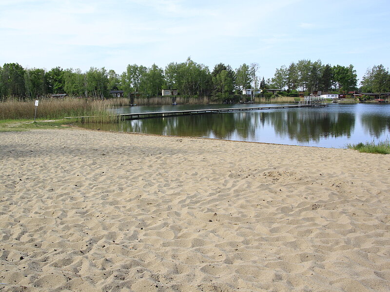 Strand vom Strandbad Möhlau
