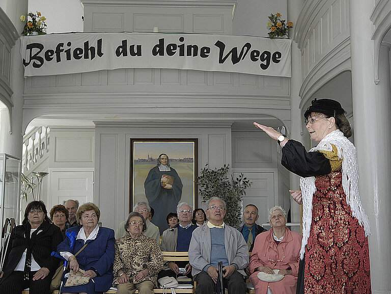 Auch die Paul-Gerhardt-Kapelle ist eine wichtige Station während einer Stadtführung.