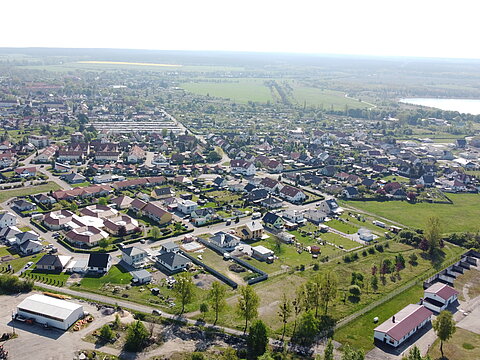 Luftaufnahme Barbarasiedlung