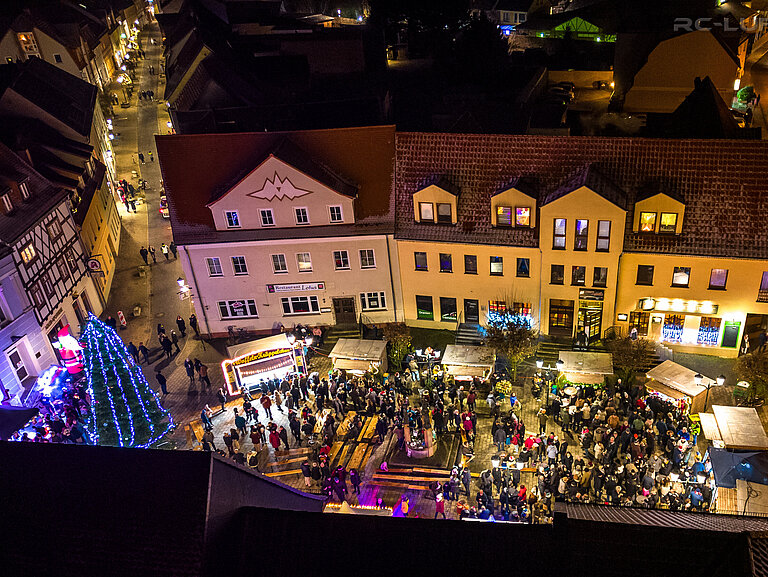 Weihnachtsmarkt auf dem Marktplatz
