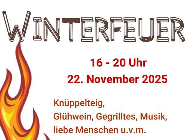 Winterfeuer Offen Bunt Anders