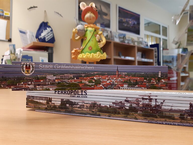 Zollstock (Motiv Luftbild Gräfenhainichen und Ferropolis)