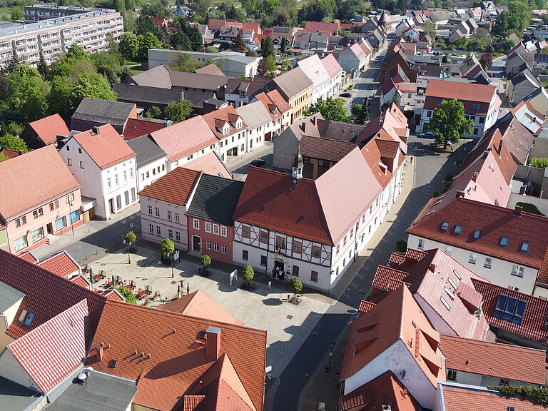 Luftaufnahme Rathaus