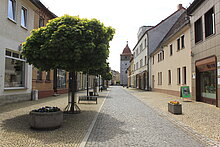 Boulevard mit Blick zum Oberen Stadtturm
