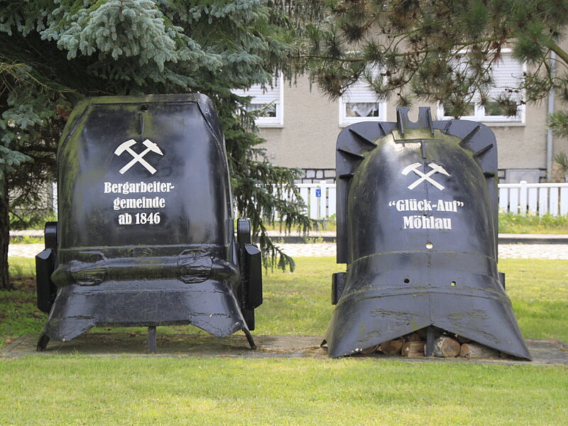 Bergarbeiterdenkmal in Möhlau.