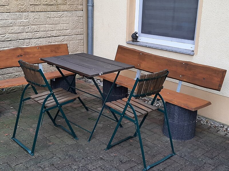 Sitzecke im Freien