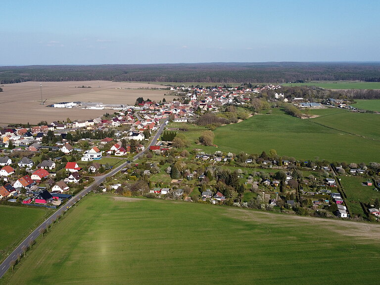 Luftaufnahme Schköna